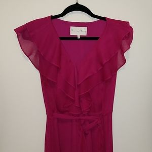 Hi-low Formal Pink Dress